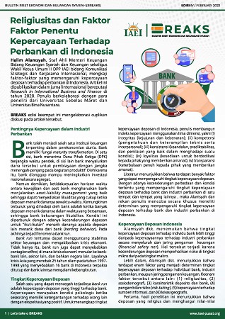 Religiosity and the Determinants of Trust in Banking in Indonesia