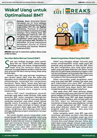 Cash Waqf for BMT Optimization