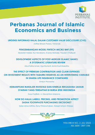 Perbanas Journal of Islamic Economics and Business
